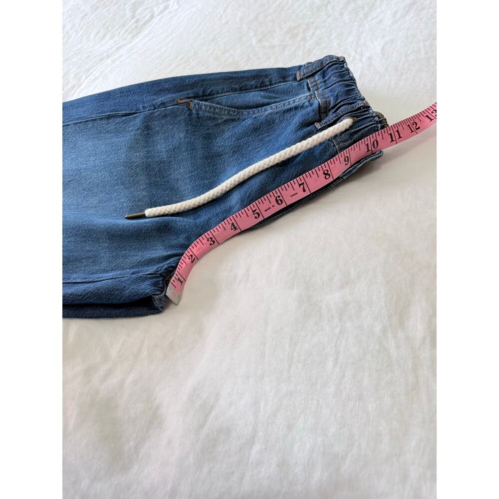 Pilcro | Women’s XS (30” inseam) | Wide Leg Drawstring Waist Jeans Medium Wash - Picture 7 of 9